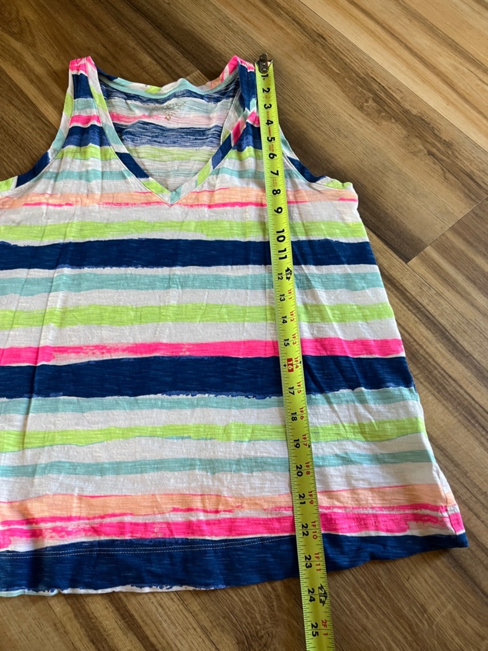 Lilly Pulitzer Jaylynne Tank Top cat's meow stripe size Medium's - Picture 6 of 7